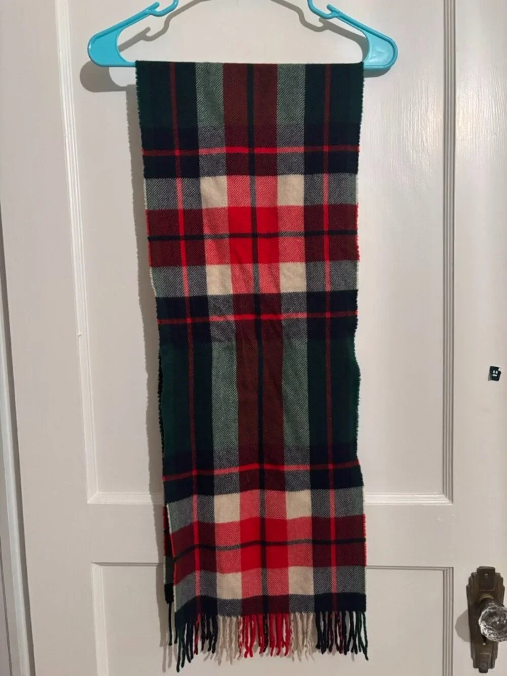 J.Crew Plaid Cashmere Scarf